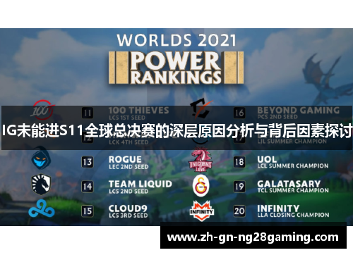 IG未能进S11全球总决赛的深层原因分析与背后因素探讨