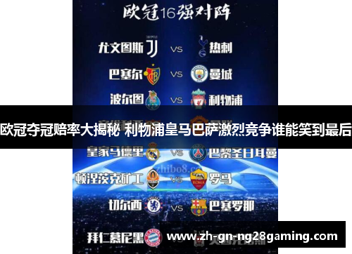 欧冠夺冠赔率大揭秘 利物浦皇马巴萨激烈竞争谁能笑到最后 欧冠夺冠赔率大揭秘 利物浦皇马巴萨激烈竞争谁能笑到最后